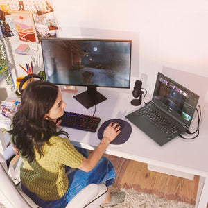 HP Victus 15 Gaming Laptop, 15.6" FHD 144Hz Display, AMD Ryzen 5 7535HS, 16GB DDR5 RAM, 512GB PCIe M.2 SSD, NVIDIA GeForce RTX 2050, HDMI, Webcam, Backlit Keyboard, Wi-Fi 6, Windows 11 Home, Silver