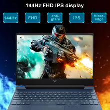 Load image into Gallery viewer, HP Victus 15.6 i5 Gaming Laptop, 15.6&quot; FHD 1920*1080 144Hz, Intel Core i5-12450H, NVIDIA GeForce RTX 3050, 32GB RAM, 1TB SSD, Backlit KB, Touchpad, SD Card Reader, Webcam, HDMI, Wi-Fi 6, W11 H, Blue
