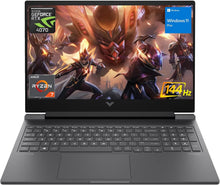 Load image into Gallery viewer, HP Victus 16.1 Ryzen 7 RTX 4070 Premium Gaming Laptop, 16.1&quot; FHD 144Hz, AMD Ryzen 7 8845HS (Beats i7-1355U), NVIDIA GeForce RTX 4070, 64GB DDR5 RAM, 2TB SSD, HDMI, Wi-Fi 6, Windows 11 Pro
