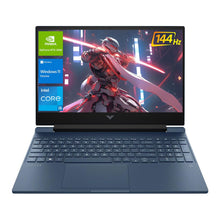 Load image into Gallery viewer, HP Victus 15.6 i5 Gaming Laptop, 15.6&quot; FHD 1920*1080 144Hz, Intel Core i5-12450H, NVIDIA GeForce RTX 3050, 32GB RAM, 1TB SSD, Backlit KB, Touchpad, SD Card Reader, Webcam, HDMI, Wi-Fi 6, W11 H, Blue
