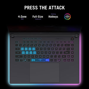 ASUS ROG Strix G16 Gaming Laptop, 165Hz Display, NVIDIA® GeForce RTX™ 4060, Intel Core i7-13650HX, 16GB DDR5, 1TB PCIe Gen4 SSD, Wi-Fi 6E, Windows 11, G614JV-AS74