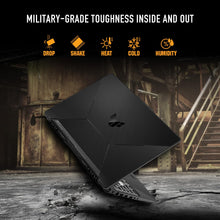 Load image into Gallery viewer, ASUS TUF Gaming A15 Gaming Laptop, 15.6” FHD 144Hz Display, NVIDIA® GeForce RTX™ 2050, AMD Ryzen™ 5 7535HS, 8GB DDR5, 512GB PCIe® Gen4 NVMe™ SSD, Wi-Fi 6, Windows 11, FA506NF-ES51
