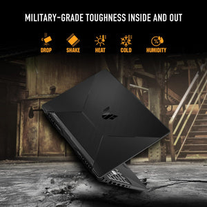 ASUS TUF Gaming A15 Gaming Laptop, 15.6” FHD 144Hz Display, NVIDIA® GeForce RTX™ 2050, AMD Ryzen™ 5 7535HS, 8GB DDR5, 512GB PCIe® Gen4 NVMe™ SSD, Wi-Fi 6, Windows 11, FA506NF-ES51