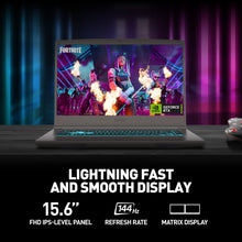 Load image into Gallery viewer, MSI Thin 15 15.6” 144Hz FHD Gaming Laptop: Intel Core i7-13620H, NVIDIA Geforce RTX 4050, 16GB DDR4, 512GB NVMe SSD, WiFi 6E, Win 11: Black B13VE-2678US
