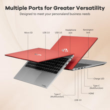 Load image into Gallery viewer, NIMO 15.6&quot; IPS FHD-Gaming-Laptop, 6 Cores AMD Ryzen 5 6600H 32GB DDR5 RAM 1TB SSD (Beat i7-1165G7 up to 4.5GHz) 660M 6nm GPU-Computer with 100W Type-C Backlit Keyboard, Fingerprint
