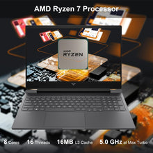 Load image into Gallery viewer, HP Victus 16.1 Ryzen 7 RTX 4070 Premium Gaming Laptop, 16.1&quot; FHD 144Hz, AMD Ryzen 7 8845HS (Beats i7-1355U), NVIDIA GeForce RTX 4070, 64GB DDR5 RAM, 2TB SSD, HDMI, Wi-Fi 6, Windows 11 Pro
