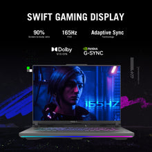 Load image into Gallery viewer, ASUS ROG Strix G16 Gaming Laptop, 165Hz Display, NVIDIA® GeForce RTX™ 4060, Intel Core i7-13650HX, 16GB DDR5, 1TB PCIe Gen4 SSD, Wi-Fi 6E, Windows 11, G614JV-AS74
